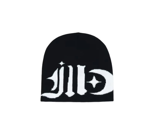 Y2K Style Beanie Schwarz