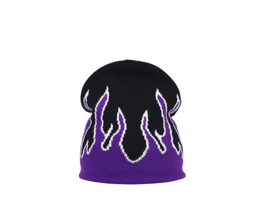 Y2K Style Beanie Lila
