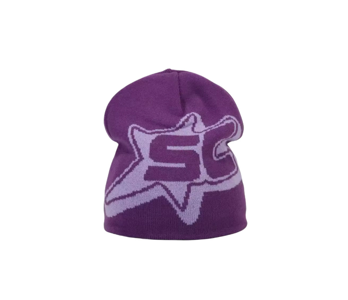 Y2K Style Beanie Lila