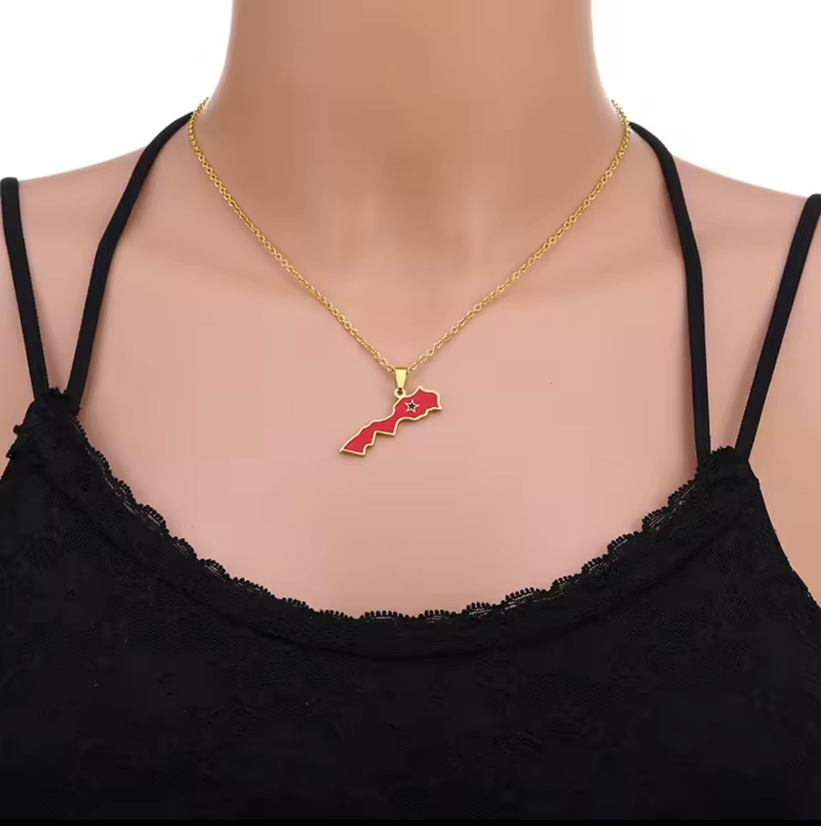 Marokko Wappen Kette