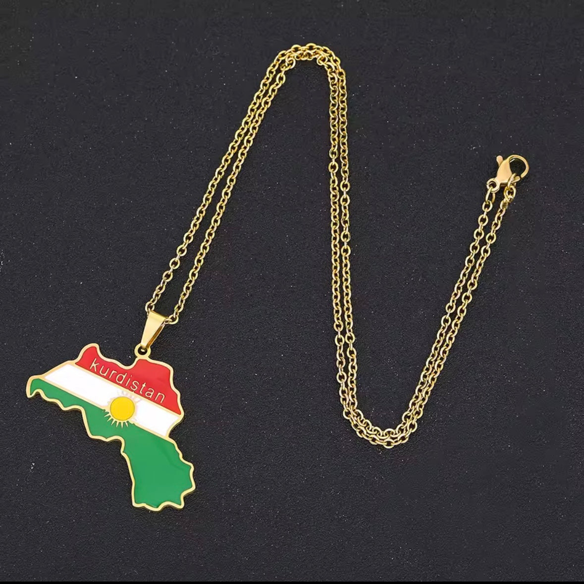 Kurdistan Wappen Kette