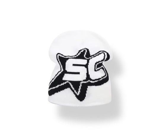 Y2K Style Beanie Weiß