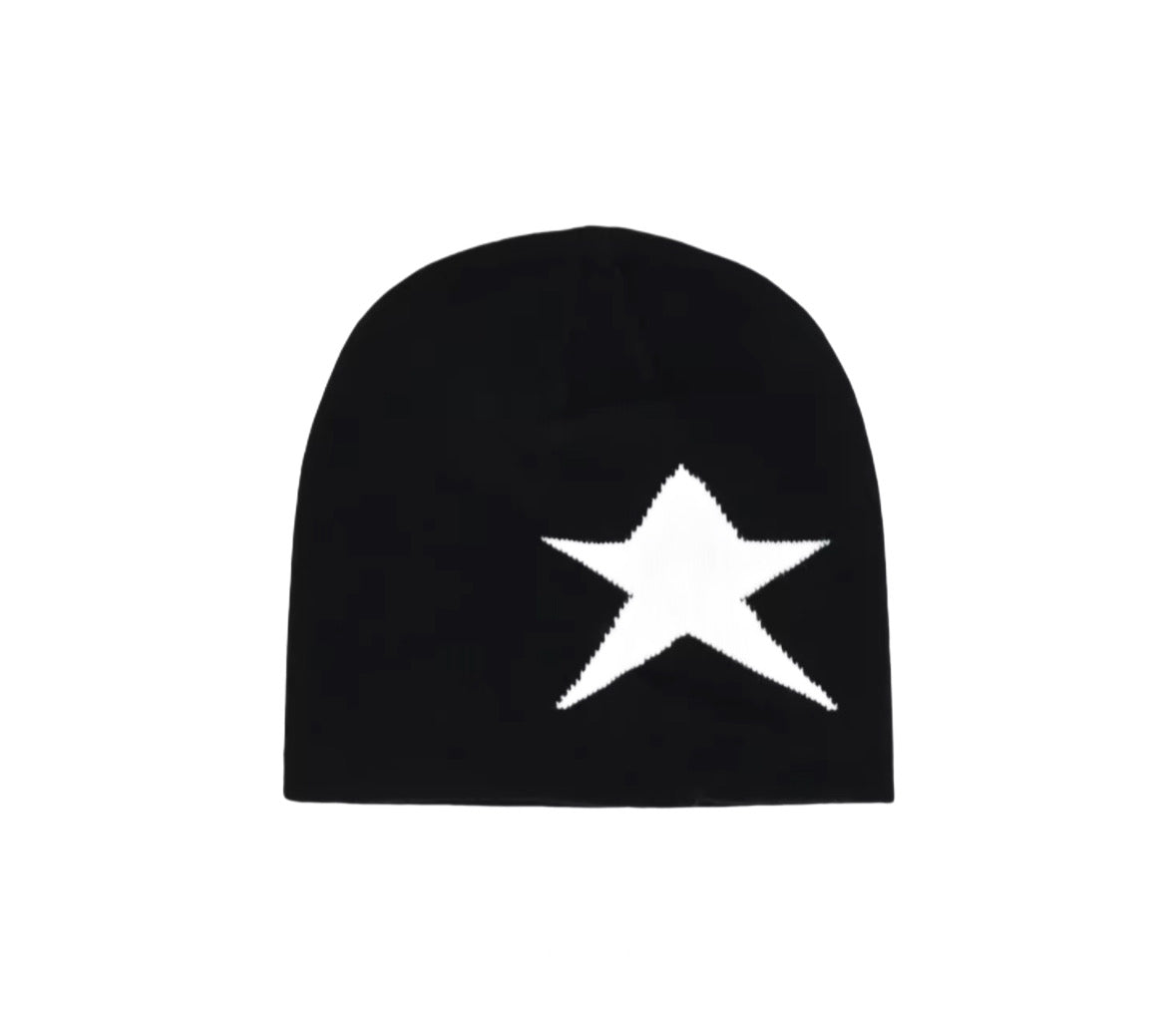 Y2K Style Beanie Schwarz