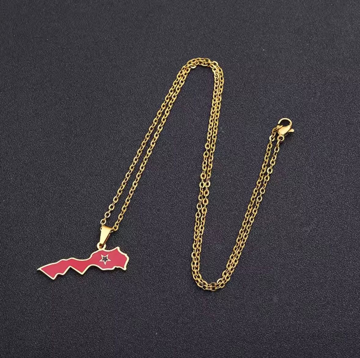 Marokko Wappen Kette