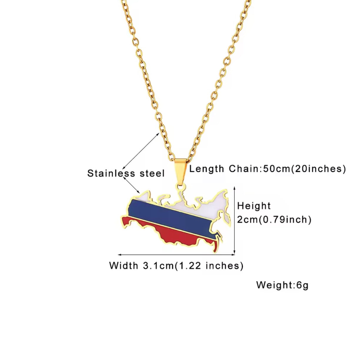 Russland Wappen Kette